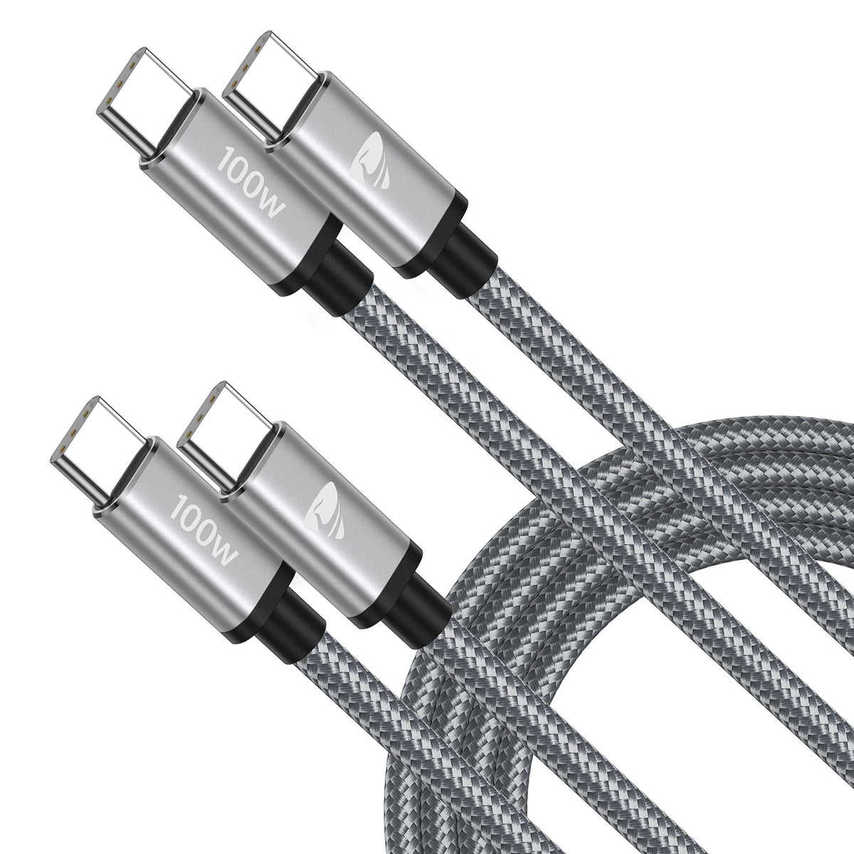 Aioneus USB C to USB C Cable [3 Pack 3/6/10FT] Type C Charging Cord 60W Fast C to C Charger Cable Compatible with iPhone 16/15/MacBook/Samsung Galaxy, Gray