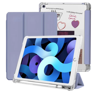 YOSOU iPad 10.2 Case Compatible with iPad 7th, 8th, and 9th Generation Tablets with Pencil Holder, Auto Sleep/Wake iPad Cover - Pink