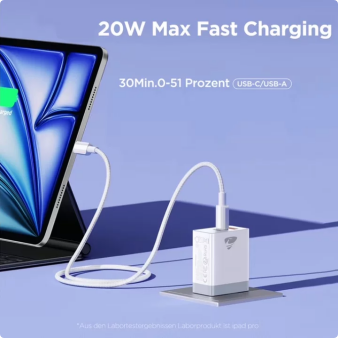 Aioneus 2Pack iPhone 14 13 12 Fast Charger 20W Dual Port PD Charger Block with 6FT Fast Charging Cables Compatible with iPhone iPad
